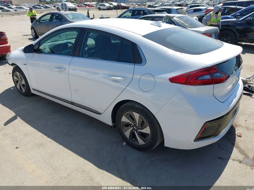 Vin: kmhc75lcxhu047614, lot: 46103474, hyundai ioniq hybrid sel 20173