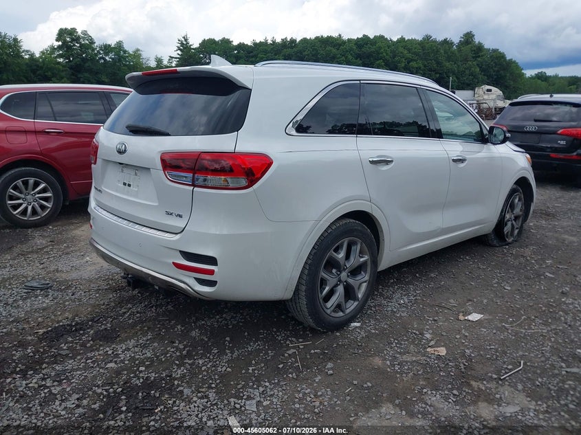Vin: 5xypk4a55jg399333, lot: 46103485, kia sorento 3.3l sx 20184