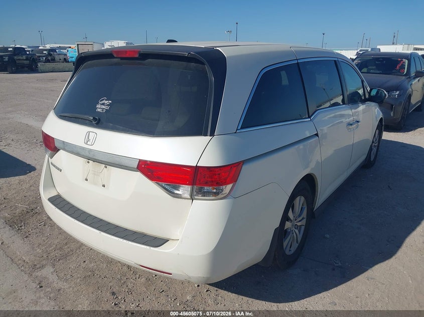 2016 HONDA ODYSSEY auction photo 4