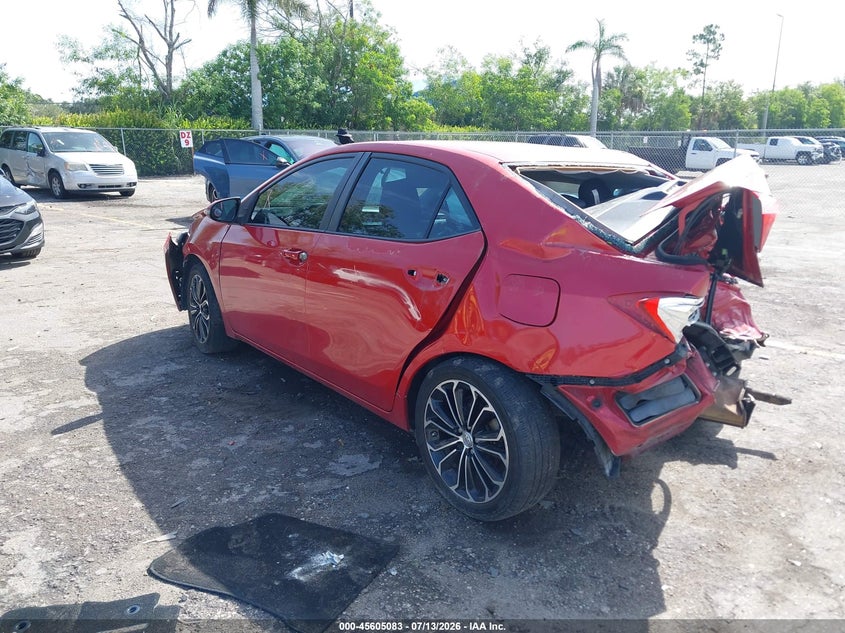 2016 TOYOTA COROLLA SEDAN 1.8L I-4 DOHC, VVT, 132HP