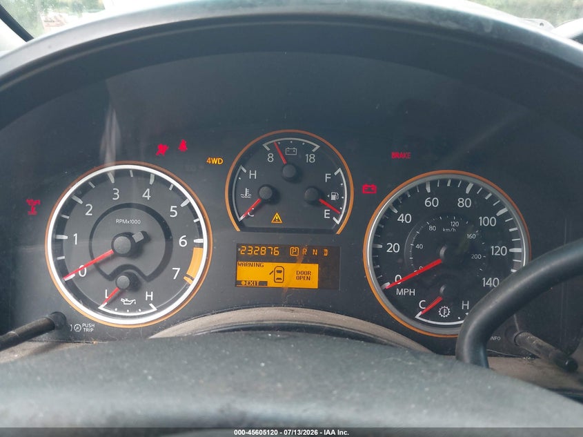 2011 Nissan Titan Sv VIN: 1N6BA0EJ4BN306998 Lot: 45605120