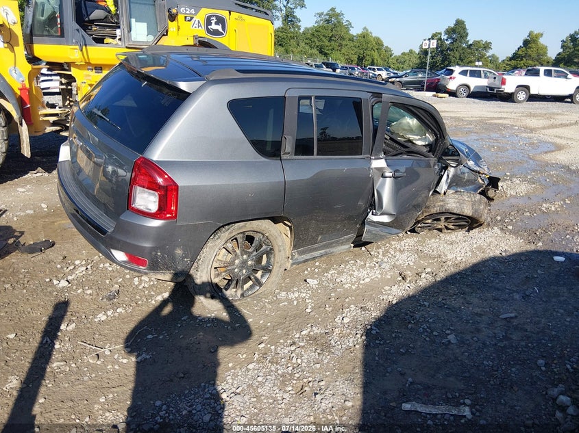 Vin: 1c4njdeb5dd167411, lot: 46103558, jeep compass latitude 20134