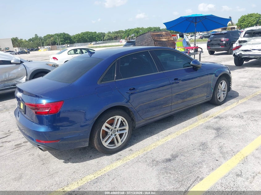 Vin: waugnaf40hn016405, lot: 46103571, audi a4 premium 20174