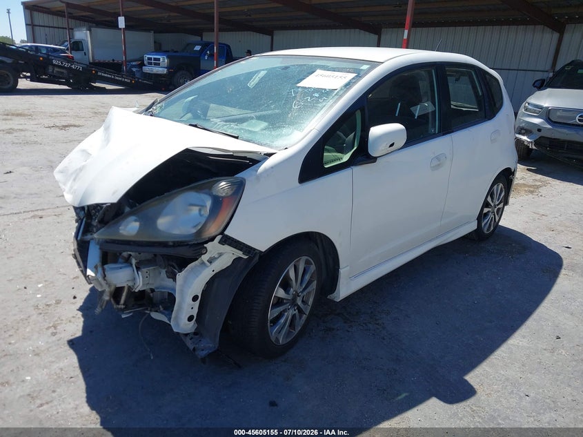 2012 Honda Fit, Front End, IAAI, VIN JHMGE8H56CC007468 — photo 2