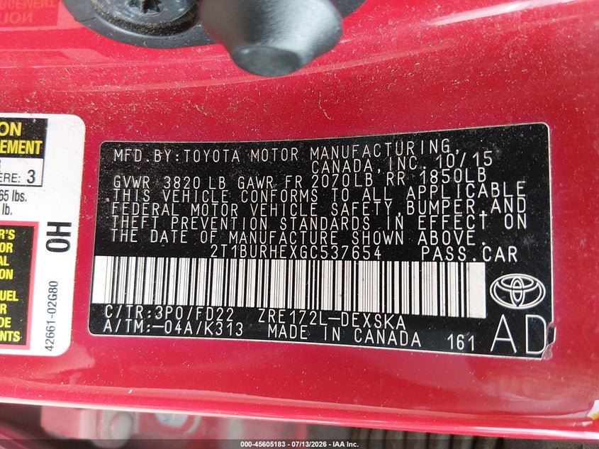 TOYOTA COROLLA - zdjęcie 9