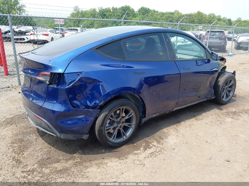 Vin: 7saygded8rf206301, lot: 46103613, tesla model y long range single motor rear-wheel drive/rwd 20244