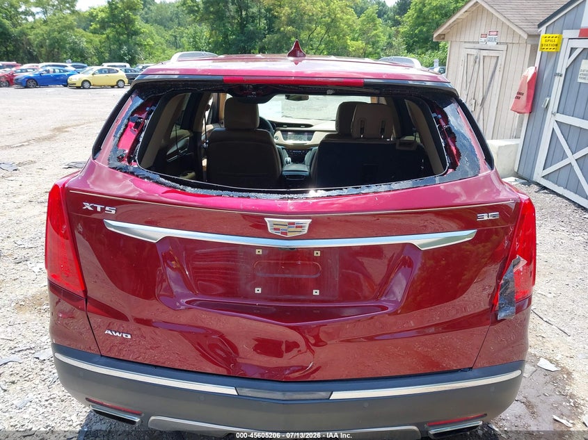 2017 Cadillac Xt5 Platinum VIN: 1GYKNFRS0HZ124661 Lot: 45605206