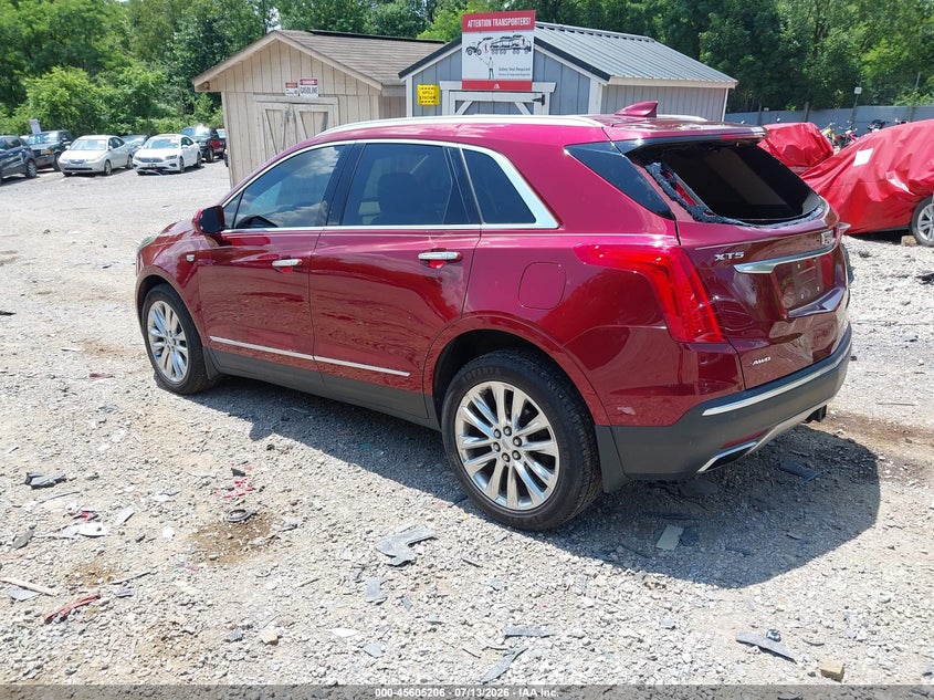 2017 Cadillac Xt5 Platinum VIN: 1GYKNFRS0HZ124661 Lot: 45605206