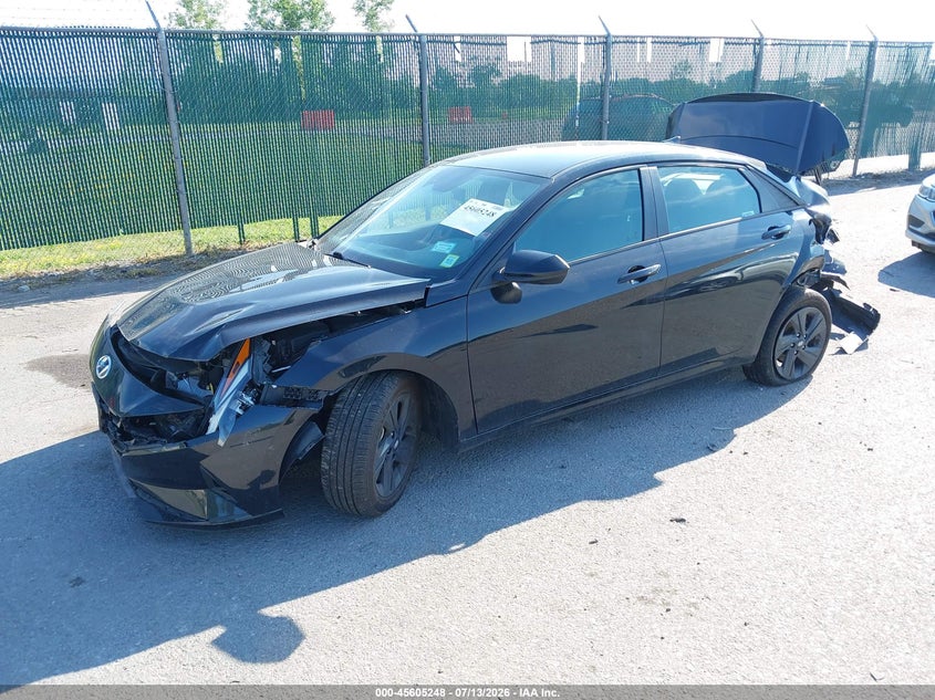 2023 Hyundai Elantra Sel, Left Rear, IAAI, VIN 5NPLM4AG9PH104570 — photo 2