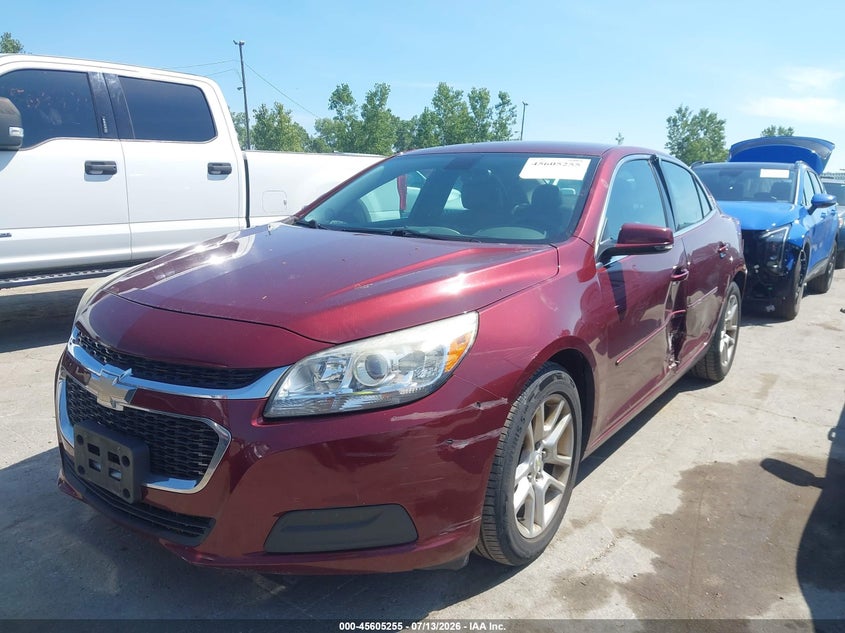 2016 Chevrolet Malibu, Левый бок, IAAI, VIN 1G11C5SA1GF103281 — фото 2