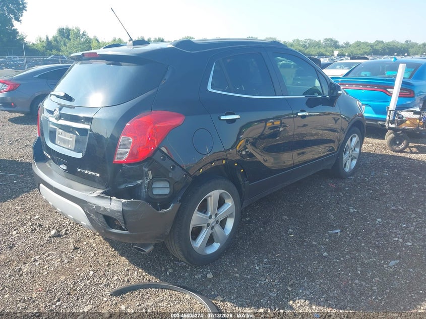 Vin: kl4cjbsb0fb268851, lot: 46103697, buick encore convenience 20154