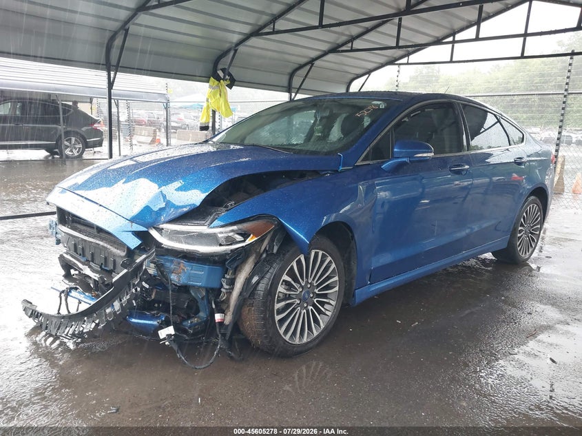 Vin: 3fa6p0d97hr245460, lot: 46103702, ford fusion titanium 20172