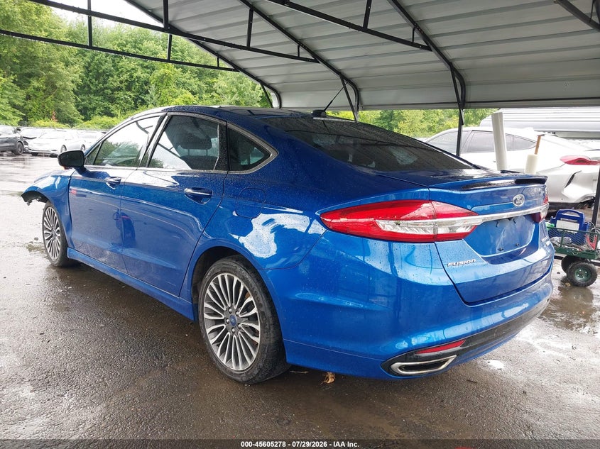 Vin: 3fa6p0d97hr245460, lot: 46103702, ford fusion titanium 20173