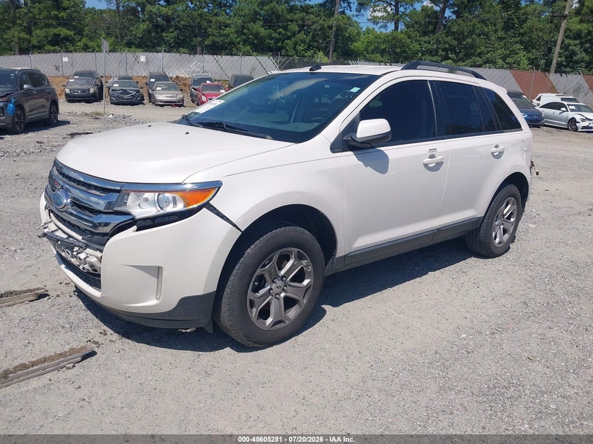 Vin: 2fmdk3jc8dbc61074, lot: 46103704, ford edge sel 20132