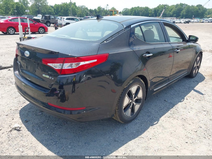 Vin: knagm4ad6d5053836, lot: 46103716, kia optima hybrid ex 20134