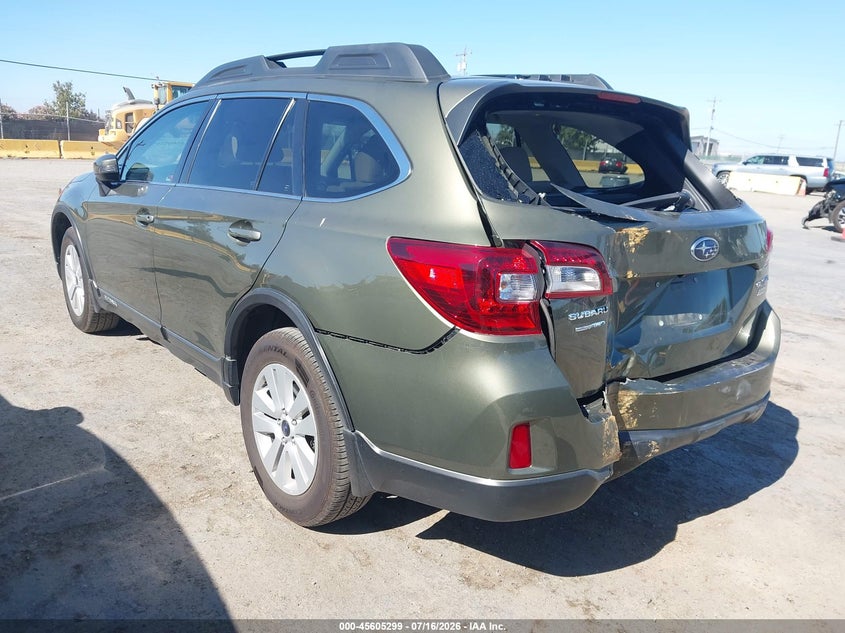 Vin: 4s4bsahc1f3250650, lot: 46103722, subaru outback 2.5i premium 20153