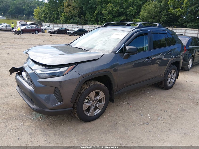 2025 Toyota Rav4 Hybrid Le, Right Front, IAAI, VIN 4T3LWRFV9SU206676 — photo 2