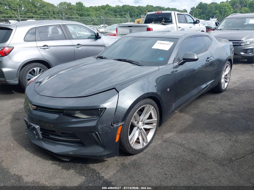 2016 Chevrolet Camaro, Лівий перед, IAAI, VIN 1G1FB1RS3G0174856 — фото 2