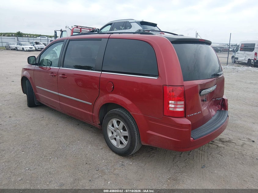 Vin: 2a4rr5d17ar141162, lot: 46103755, chrysler town & country touring 20103