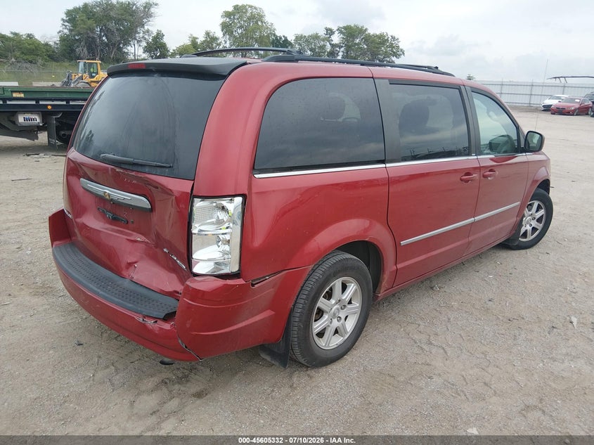 Vin: 2a4rr5d17ar141162, lot: 46103755, chrysler town & country touring 20104