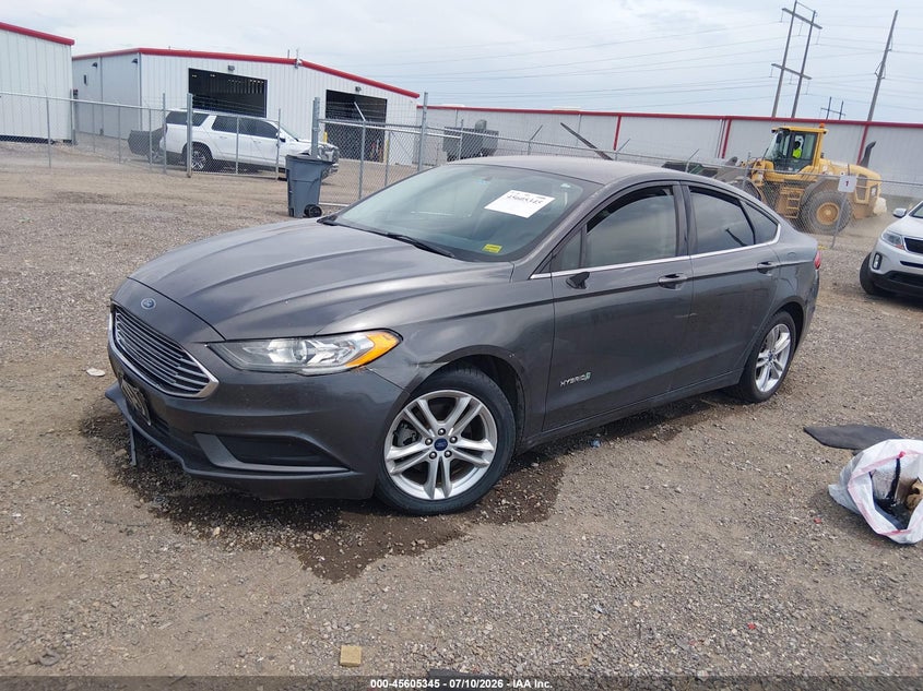 2018 Ford Fusion, Удар спереди, IAAI, VIN 3FA6P0LU1JR173425 — фото 2