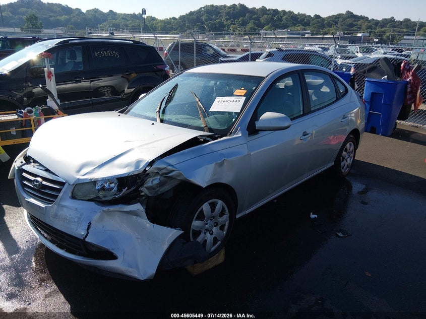 2007 Hyundai Elantra Gls/Ltd/Se, Front End, IAAI, VIN KMHDU46D97U055522 — photo 2