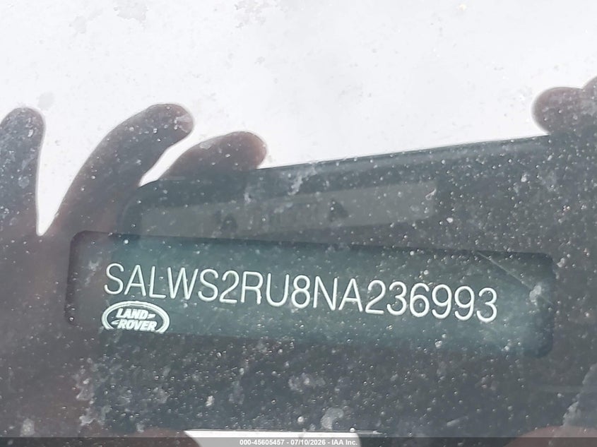 2022 Land Rover Range Rover Sport Hst Mhev VIN: SALWS2RU8NA236993 Lot: 45605457