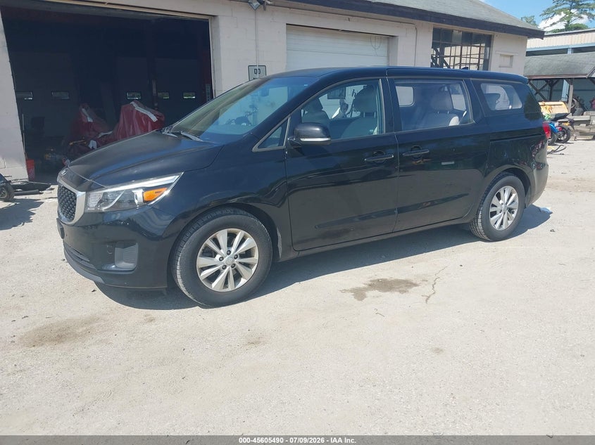 Vin: kndma5c14j6378028, lot: 46103913, kia sedona l 20182