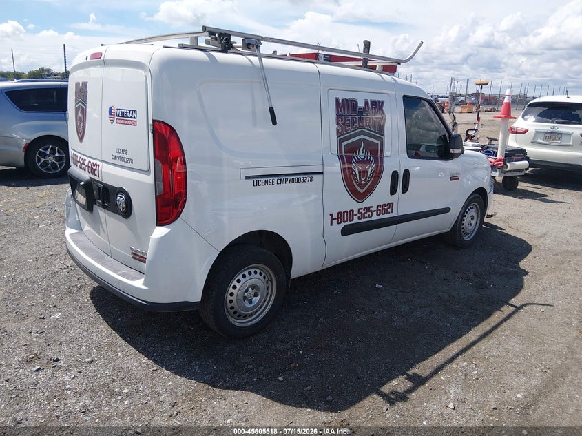 2022 Ram Promaster City Cargo Van VIN: ZFBHRFAB2N6Y34757 Lot: 45605518