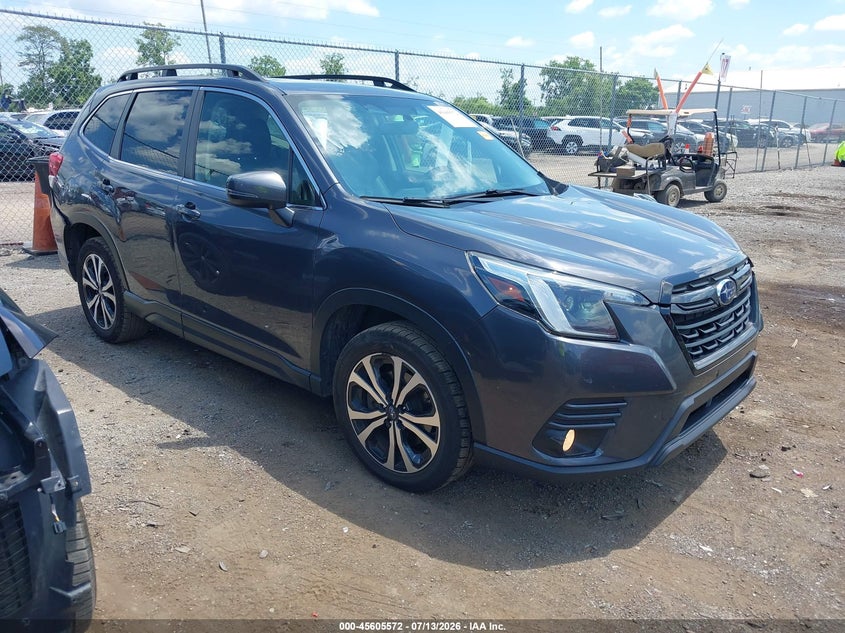 Vin: jf2skanc3nh521963, lot: 46103995, subaru forester limited 2022 img_1