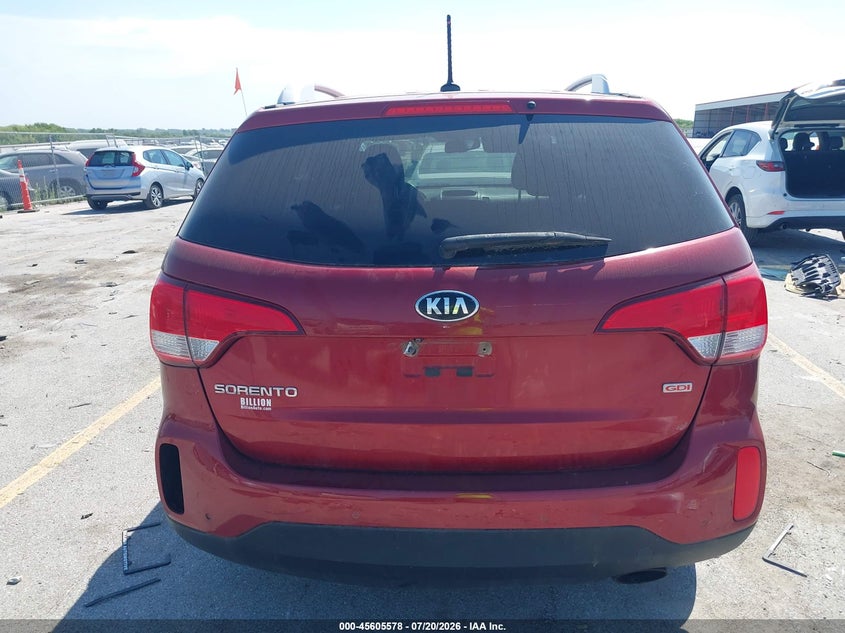 2014 Kia Sorento Lx VIN: 5XYKTCA65EG544144 Lot: 45605578