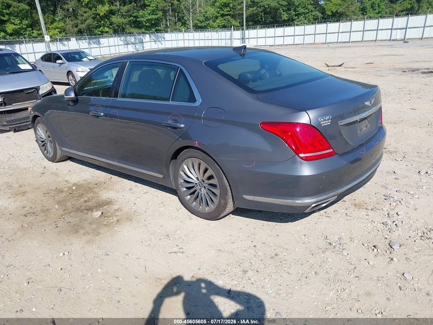 Vin: kmhg54jh6hu025769, lot: 46104027, genesis g90 5.0 ultimate 20173