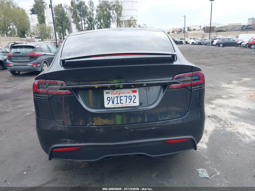 2025 Tesla Model X Long Range VIN: 7SAXCDE52SF470927 Lot: 45605609