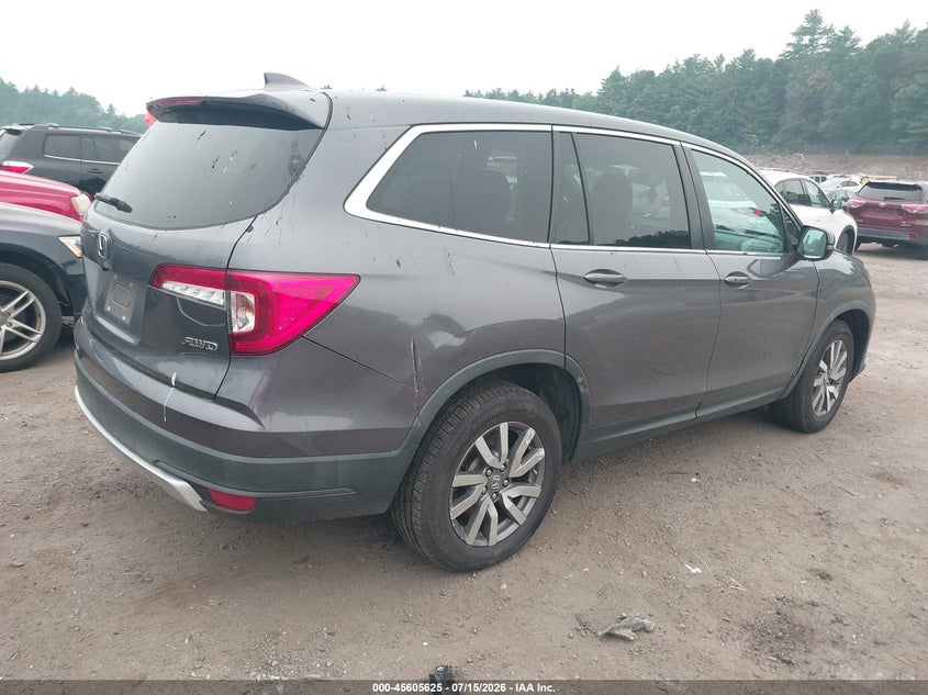 Vin: 5fnyf6h54lb050393, lot: 46104048, honda pilot awd ex-l 20204