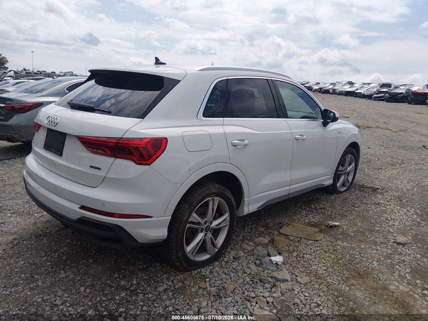 Vin: wa1decf30r1031207, lot: 46104098, audi q3 premium 45 tfsi s line quattro tiptronic 20244