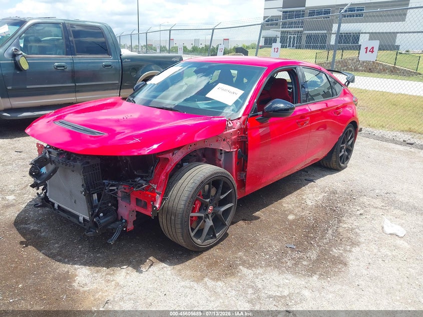 Vin: jhmfl5g47sx004627, lot: 46104112, honda civic type r 20252
