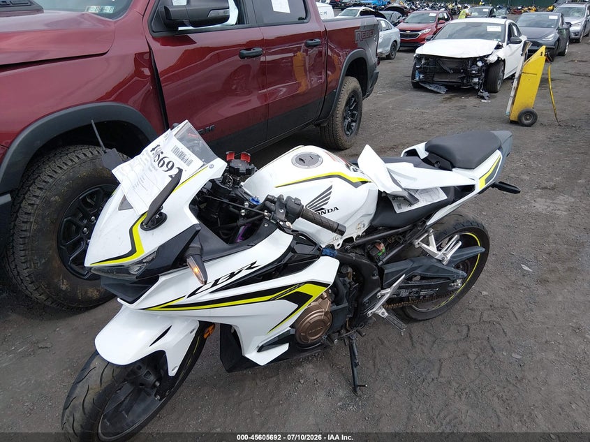 2021 HONDA CBR500 auction photo 2