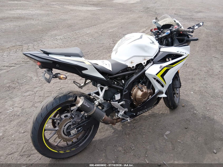 2021 HONDA CBR500 auction photo 4