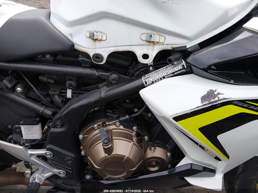 2021 HONDA CBR500 auction photo 8