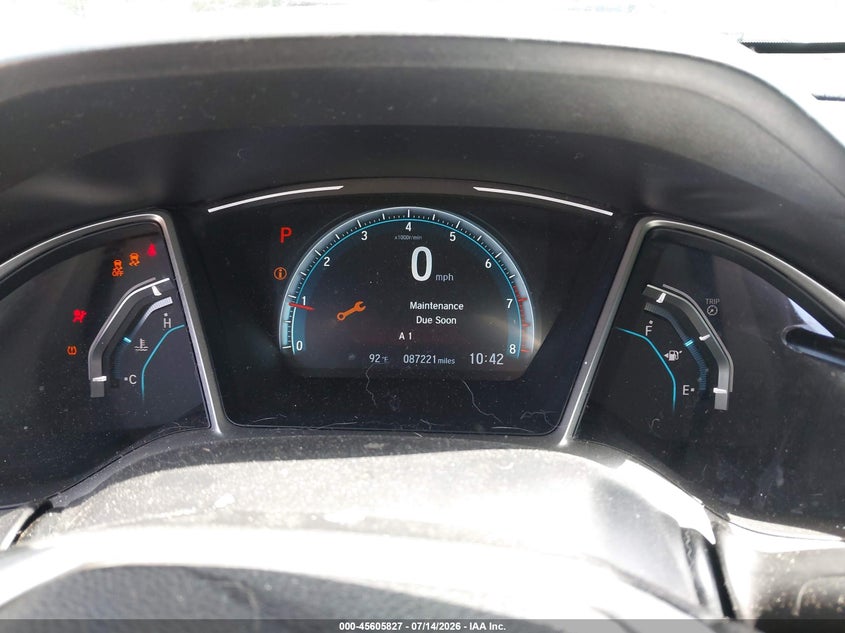 2017 Honda Civic Ex VIN: 19XFC2F73HE060021 Lot: 45605827