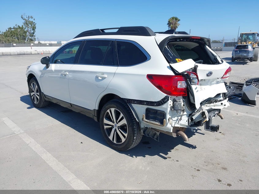 Vin: 4s4bsenc5j3360007, lot: 46104293, subaru outback 3.6r limited 20183