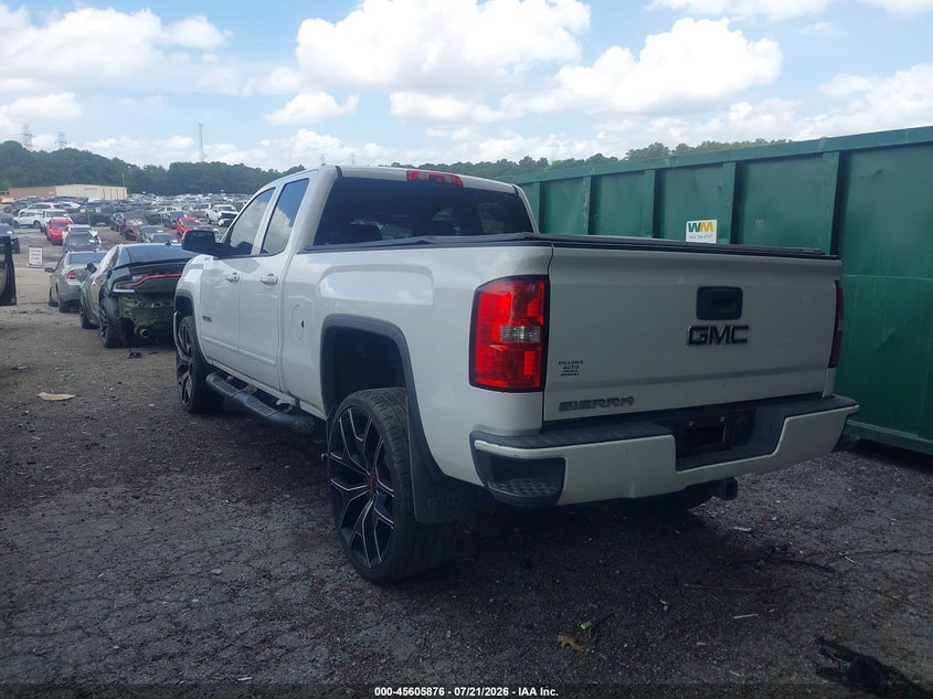 Vin: 1gtv2lec2gz239088, lot: 46104299, gmc sierra 1500 20163