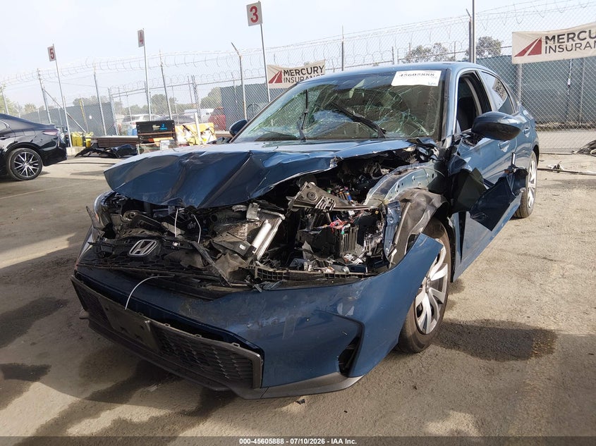 2026 HONDA CIVIC SEDAN 2.0L I-4 DI, DOHC, VVT, 150HP