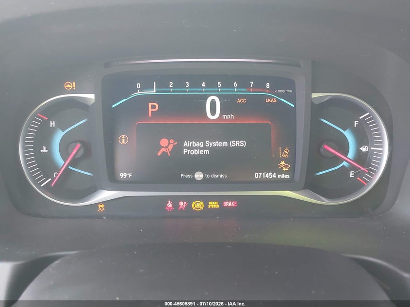 2021 HONDA PILOT auction photo 7