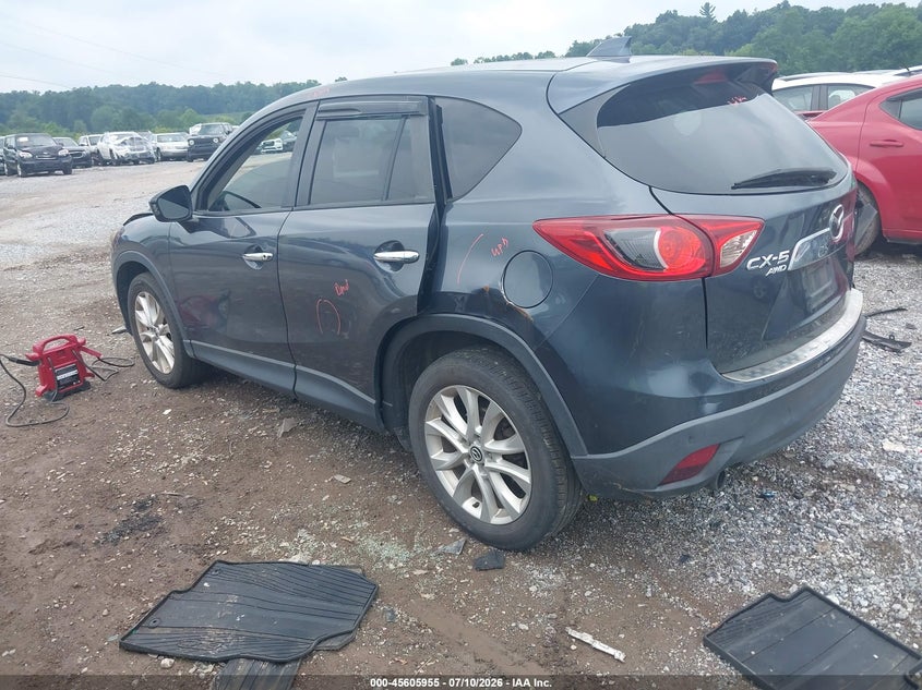 Vin: jm3ke4de1d0133807, lot: 46104378, mazda cx-5 grand touring 20133