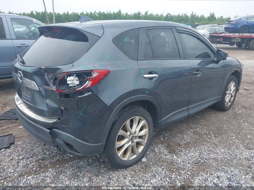 Vin: jm3ke4de1d0133807, lot: 46104378, mazda cx-5 grand touring 20134