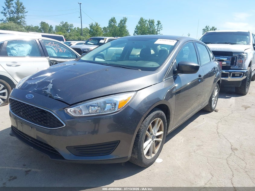 Vin: 1fadp3f29jl276609, lot: 46104387, ford focus se 20182