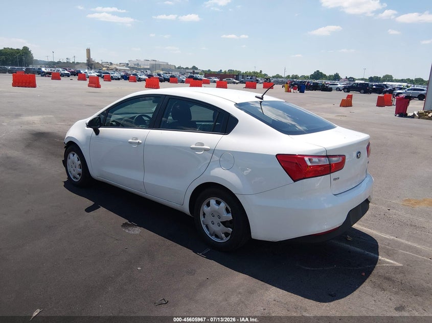 Vin: knadm4a32g6646490, lot: 46104390, kia rio lx 20163