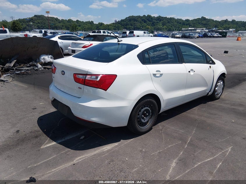 Vin: knadm4a32g6646490, lot: 46104390, kia rio lx 20164