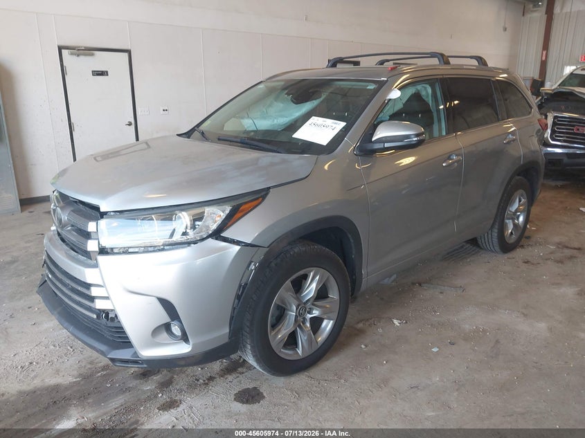 2019 Toyota Highlander, Удар спереди, IAAI, VIN 5TDYZRFH9KS290183 — фото 2
